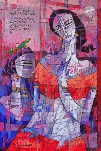 A. S. Rind, 20 x 30 Inch, Acrylic on Canvas, Figurative Painting, AC-ASR-585